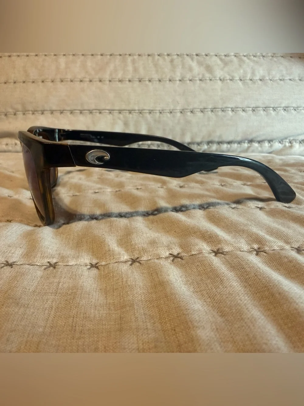 Costa Copra Tortoiseshell Frame Sunglasses with Blue-Green Mirrored Lenses